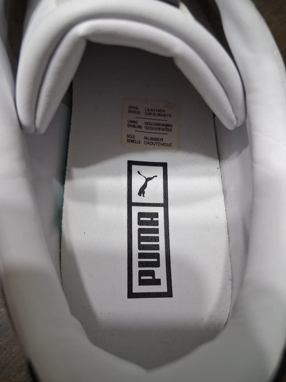PUMA White Platform Sneakers